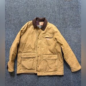 Dickies men’s waxed canvas chore coat, size LARGE. LIKE NEW, WORN ONCE